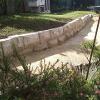 Rough Stone Block Wall